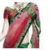 Red Net Velvet Traditional Embroidered Saree Red Net Velvet Traditional Embroidered Saree